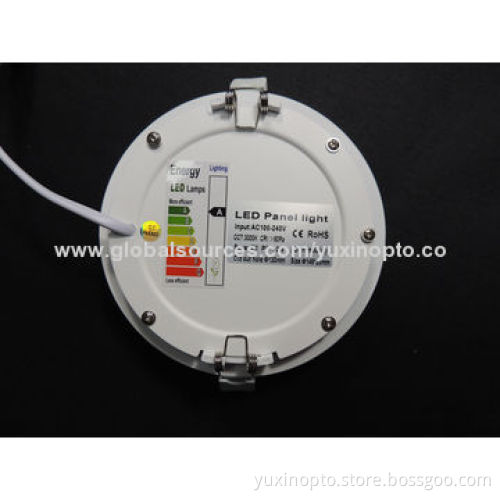 6W Round LED Panel Light, RoHS Directive-compliant